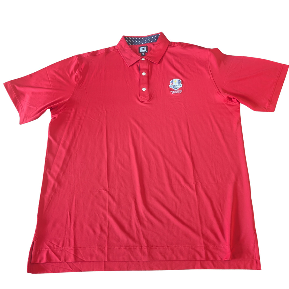 FootJoy FJ Men’s XL Red Ryder Cup 2020 Whistling Straits Golf Polo Shirt